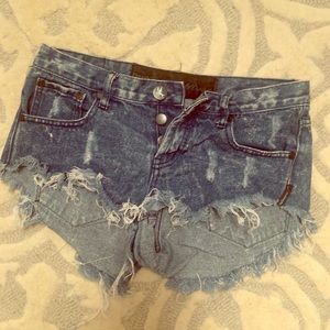 One teaspoon Jean shorts